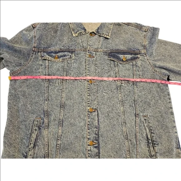 Nickelodeon Denim Cartoon Trucker Button Down Jacket Size 3X